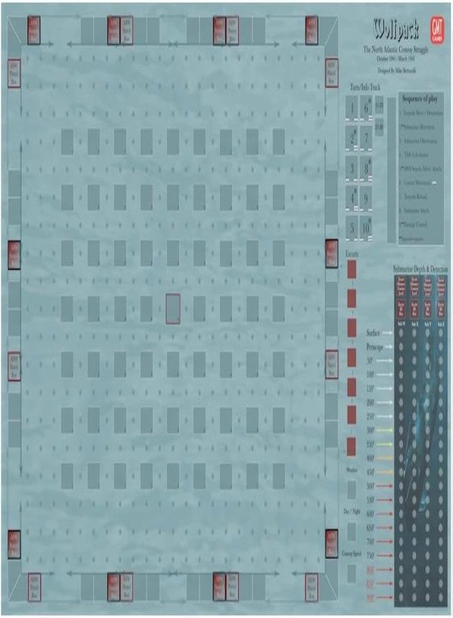 GMT Games Wolfpack: The North Atlantic Convoy Struggles Board Game - Image 3